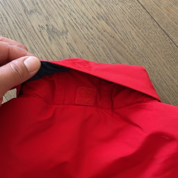 TOMMY HILFIGER Boys Red High Neck Zip-Up Solid Bomber Jacket Sz Small 6-7 NWT - Picture 11 of 15